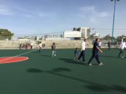 بالصور: افتتاح حديقة ألعاب وملعب كرة قديم صغير في مدينة اللد يحمل اسم "أمين شعبان"